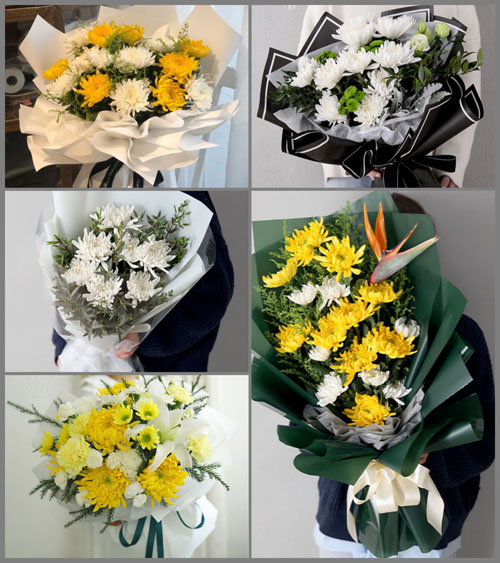 广东清远市佛冈县高岗镇墩下村白事花束代送